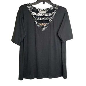 Haptics Animal Trimmed Top MEDIUM (4411)